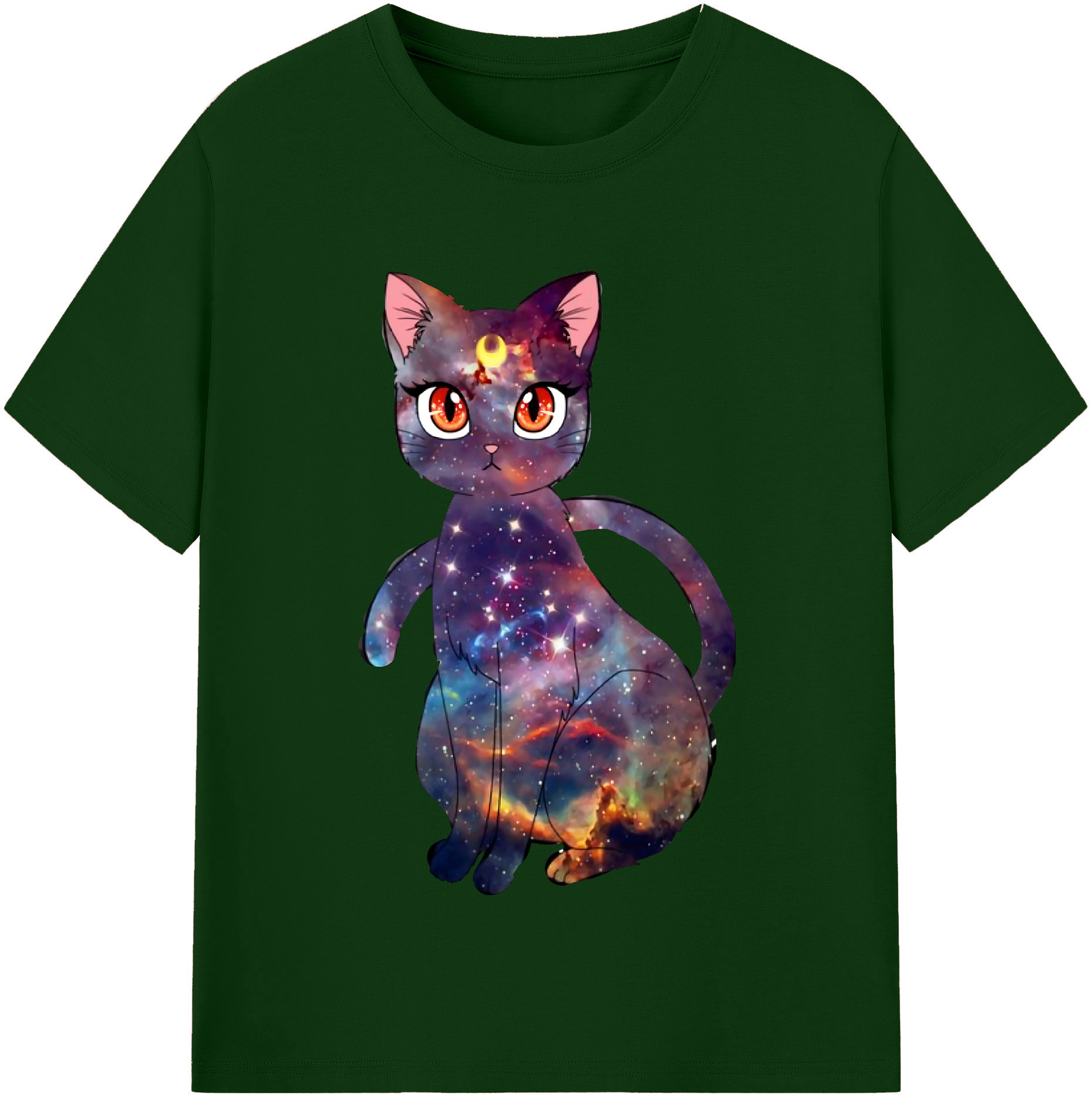 （画像用） 美少女戦士セーラームーン Sailor Moon 綿100％半袖Tシャツ（フロントプリント）
